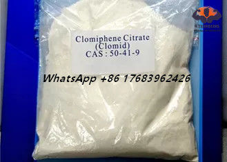 99% 순도 클로미펜 사이트레이트 반대 에스트로겐 스테로이드 클로미드 하얀 수정질의 분말 CAS 50-41-9